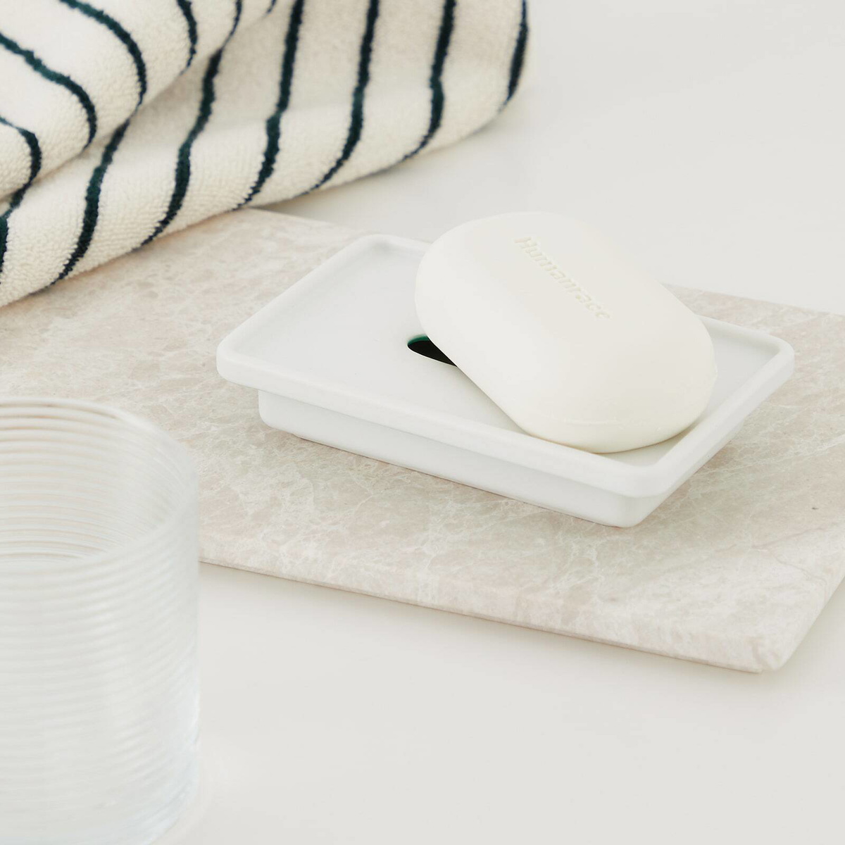 Humanrace Ceramic Body Bar Dish in White