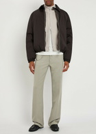 Our Legacy Avenue Pinstriped Padded Woven Jacket Black
