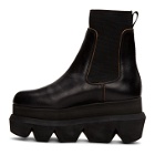 Sacai Black Platform Boots