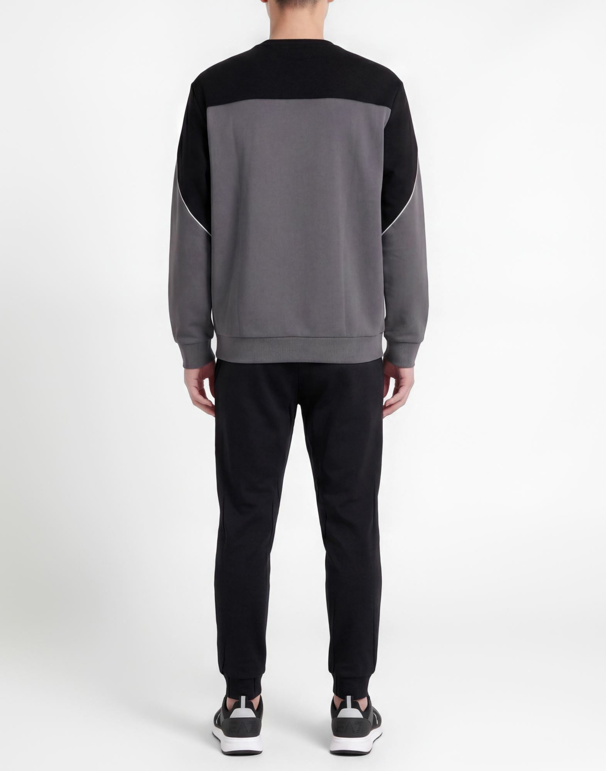 Ea7 Mens Sweatshirt in Grey