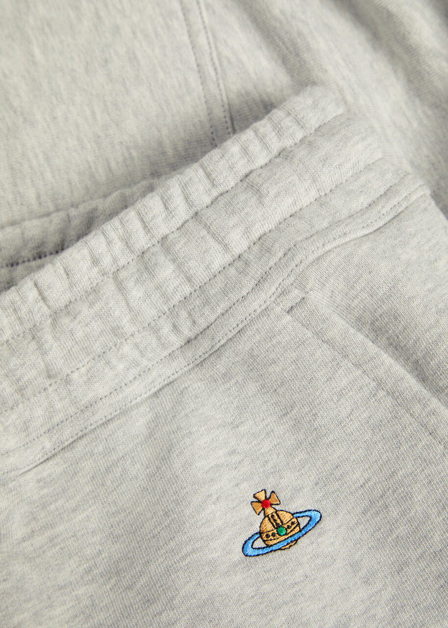 Vivienne Westwood Classic Logo-embroidered Cotton Sweatpants Grey