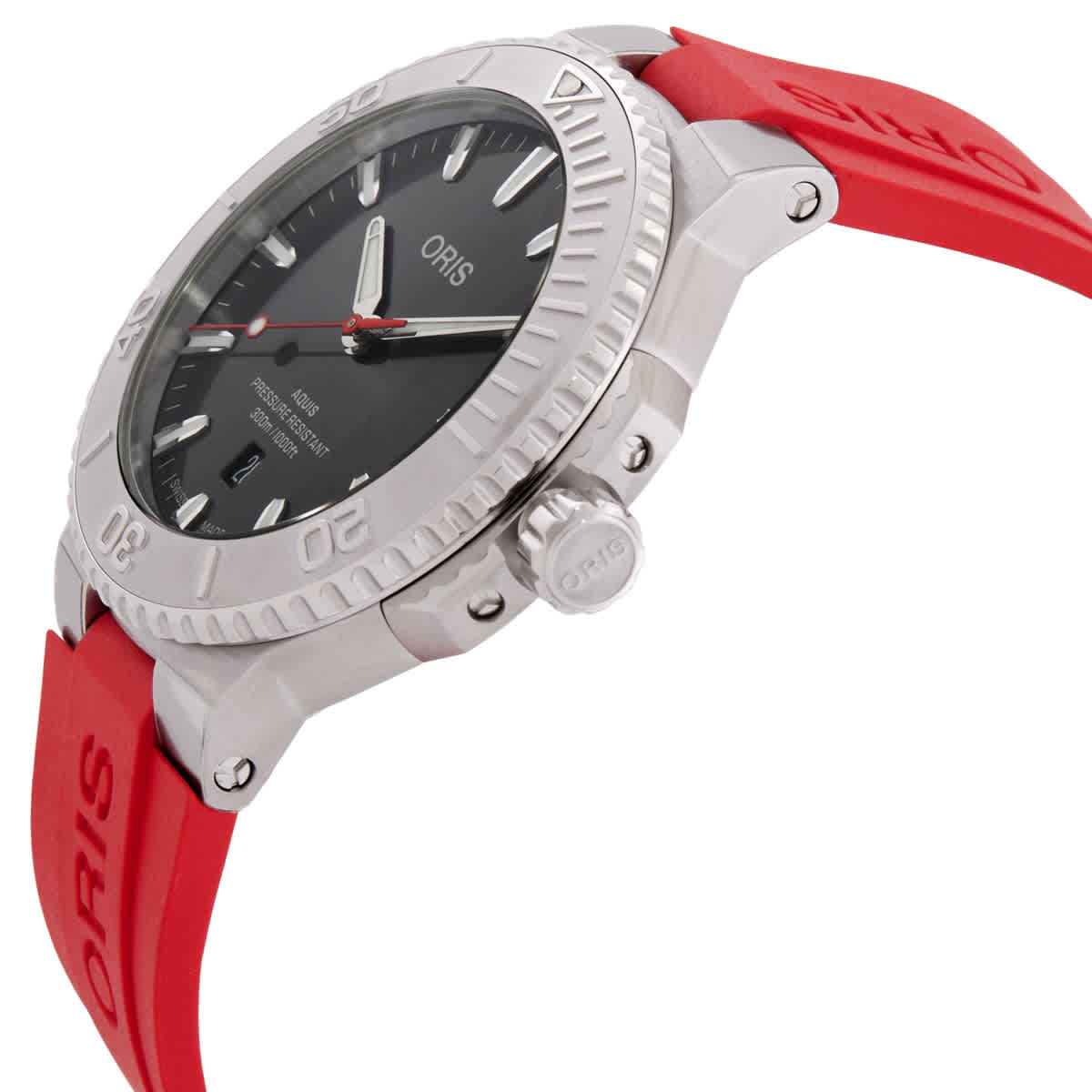 Oris Aquis Date Automatic Grey Dial Mens Watch 01 733 7789 4153-07 4 23 36FC