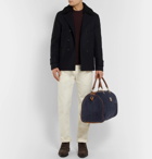 Anderson's - Suede and Full-Grain Leather Holdall - Men - Navy