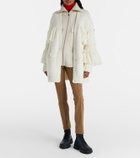 Moncler Grenoble Fringed wool-blend cardigan