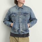 Mastercraft Union Men's Edo Vintage Denim Jacket in Mid