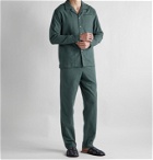 Hamilton and Hare - Lyocell Pyjama Trousers - Green
