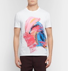 Alexander McQueen - Printed Cotton-Jersey T-Shirt - Men - White