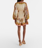 Zimmermann Indra cotton and silk-blend minidress