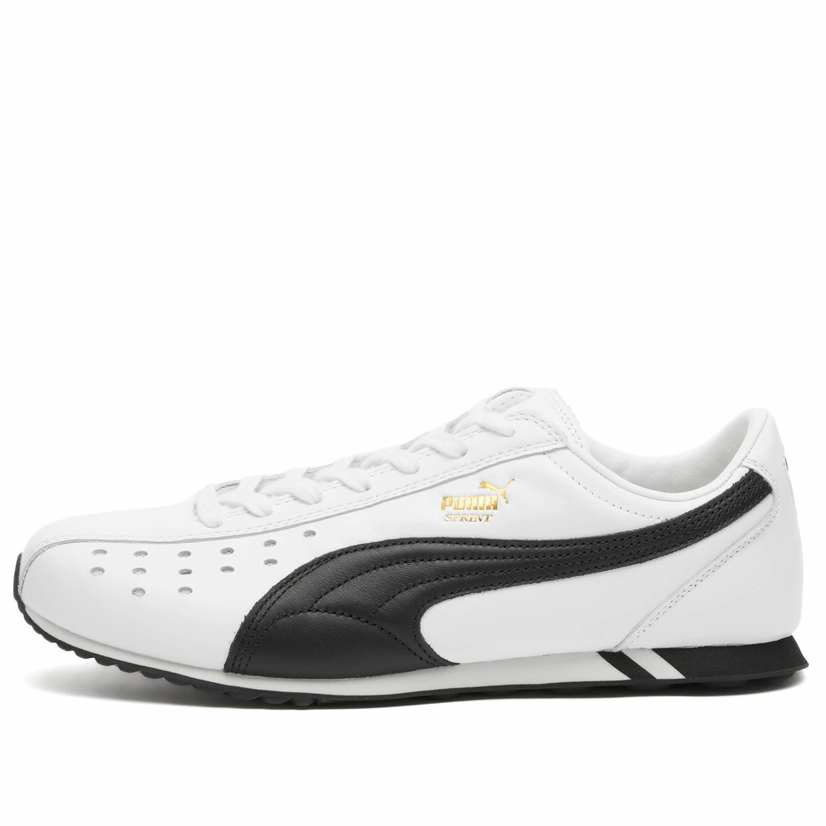 Puma Sprint Sneaker in White/Black