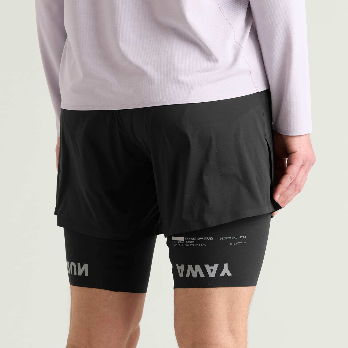 Satisfy Men's TechSilk 8" Shorts in Black