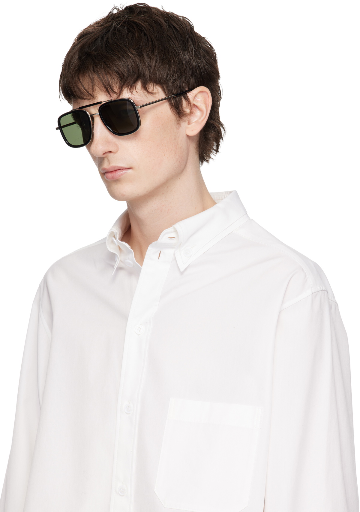 Givenchy Silver & Black Day Sunglasses
