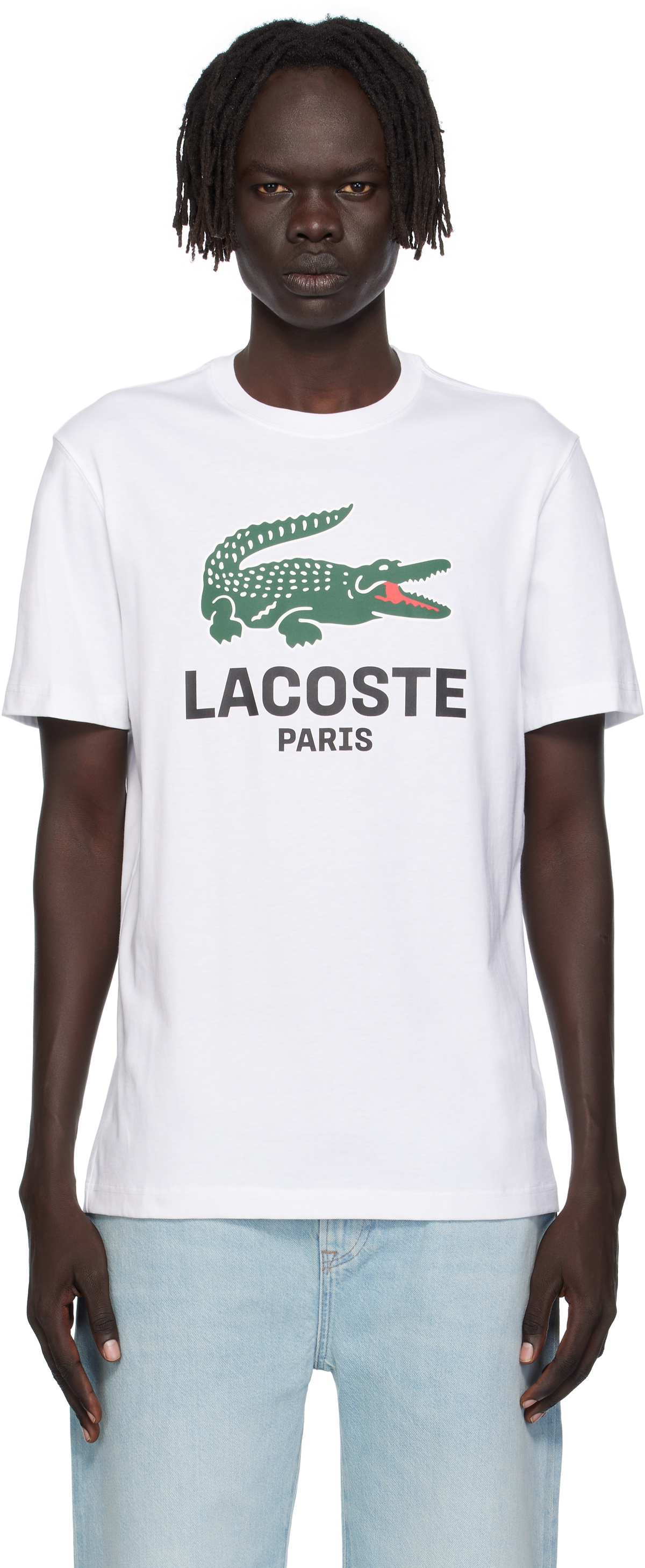 Lacoste White Croc Originals T-shirt
