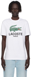 Lacoste White Croc Originals T-shirt