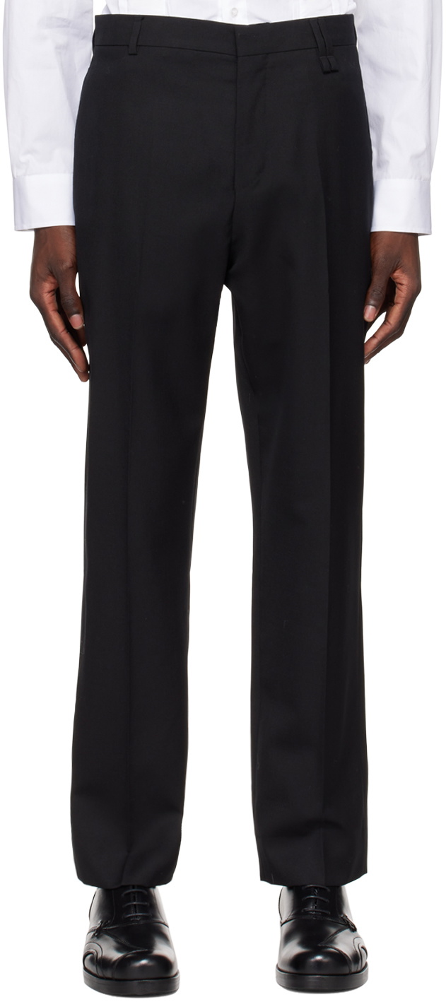 Simone Rocha Black Straight-Leg Trousers Simone Rocha