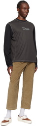 Dime Gray Athletic Long Sleeve T-Shirt