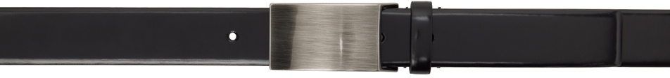 Filippa K Black Placket Buckle Belt
