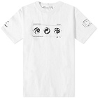 Space Available Men's Upcycled Mycelial Studies T-Shirt in White