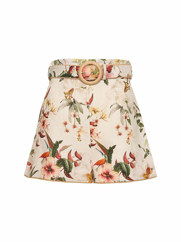 Photo: ZIMMERMANN - Lexi Fitted Linen Shorts