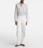 Citizens of Humanity Lindz broderie anglaise straight jeans