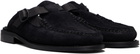 HEREU Black Barraca Slip-on Loafers