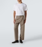 The Row Tarek wool straight pants