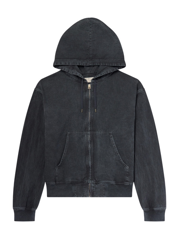 Photo: Remi Relief - Cotton-Twill Hooded Blouson Jacket - Gray