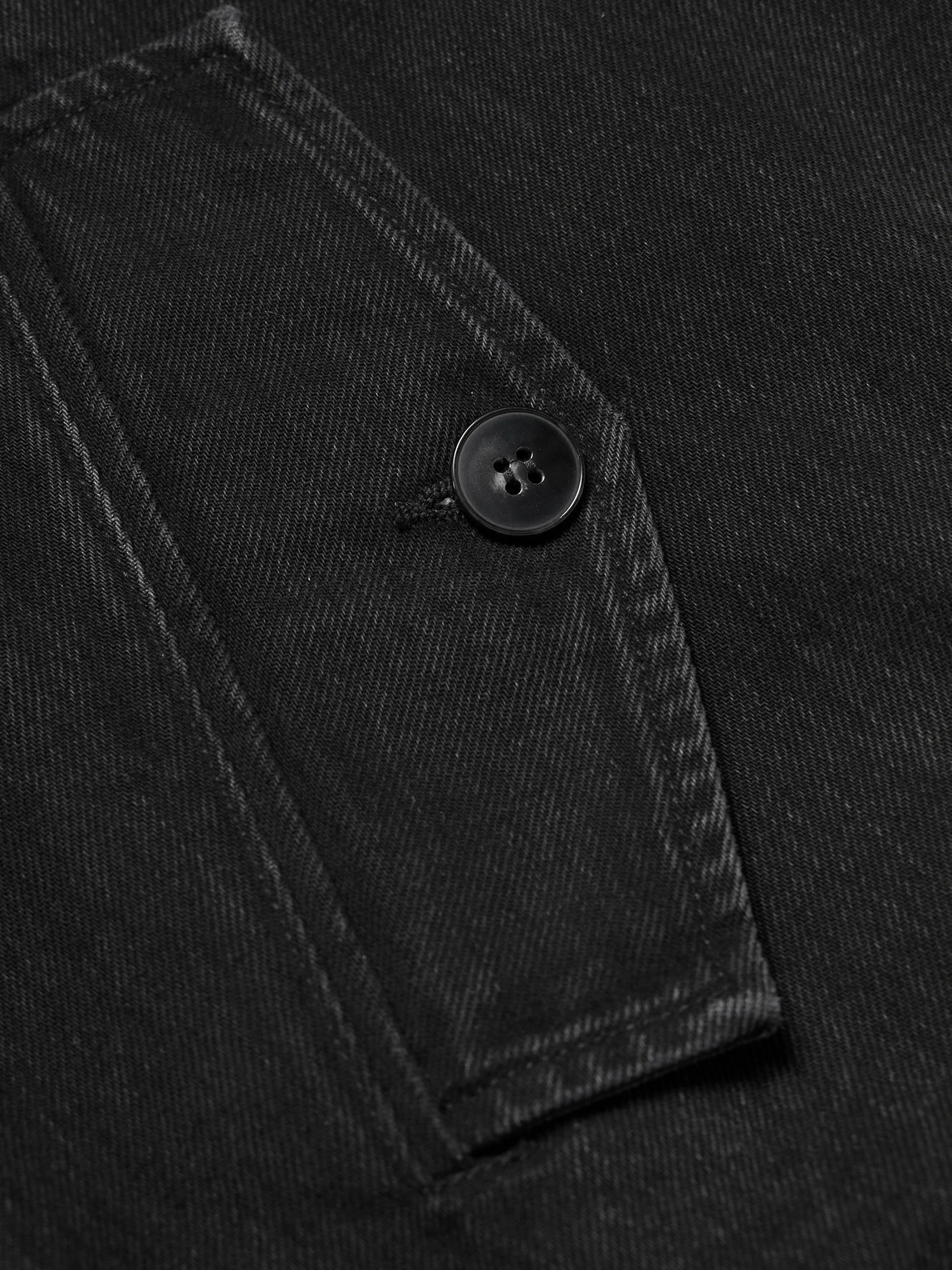 AGOLDE - Torres Organic and Recycled-Denim Blouson Jacket - Black