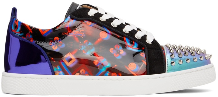 Photo: Christian Louboutin Multicolor Louis Junior Spikes Orlato Low-Top Sneakers