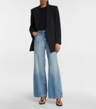 Frame - Le Baggy Palazzo high-rise wide-leg jeans