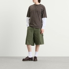 Dime Men's Classic Denim Shorts in Electric Green