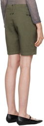 Paloma Wool Green Tineta Denim Shorts