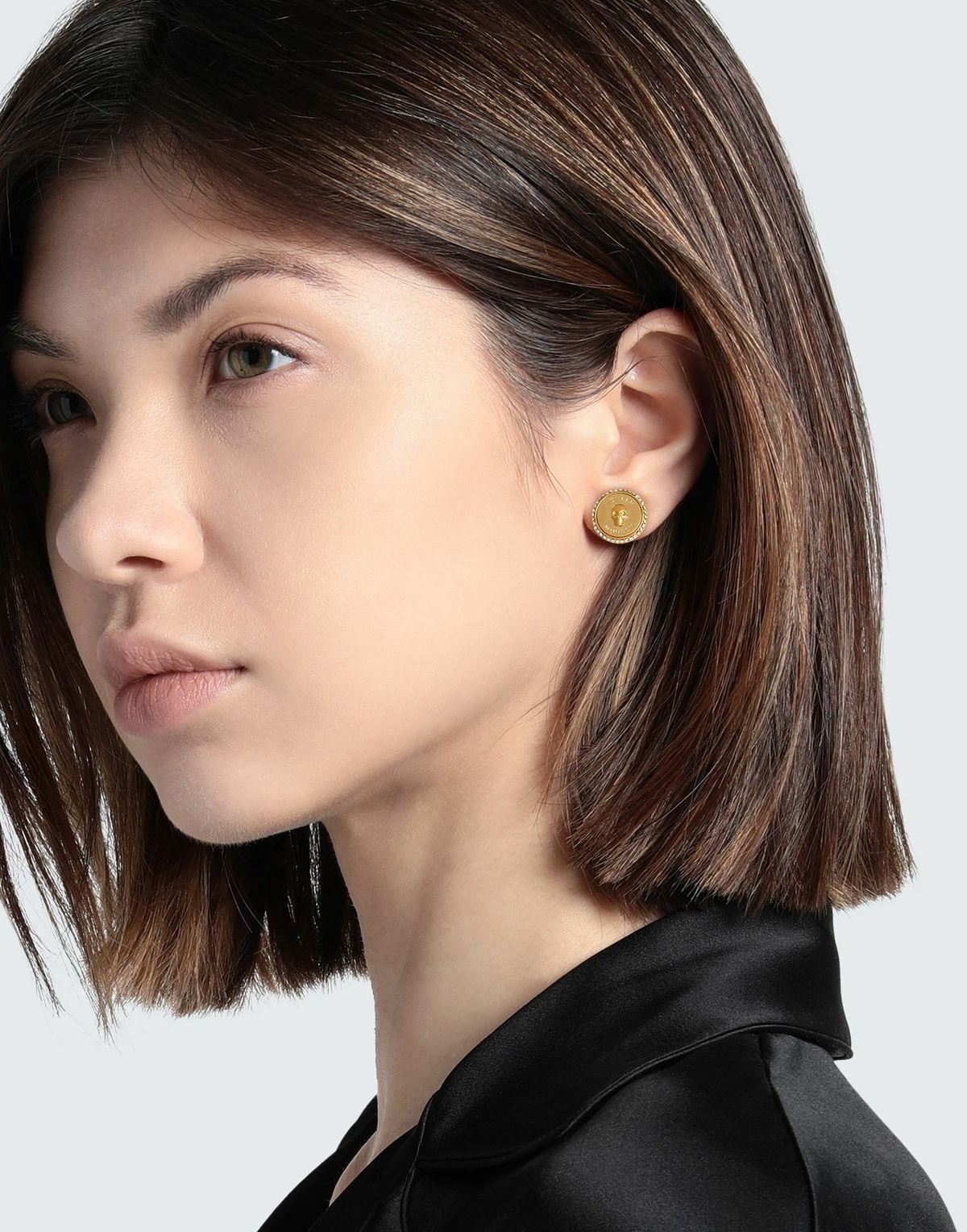 Mcqueen Womens Earrings in Gold