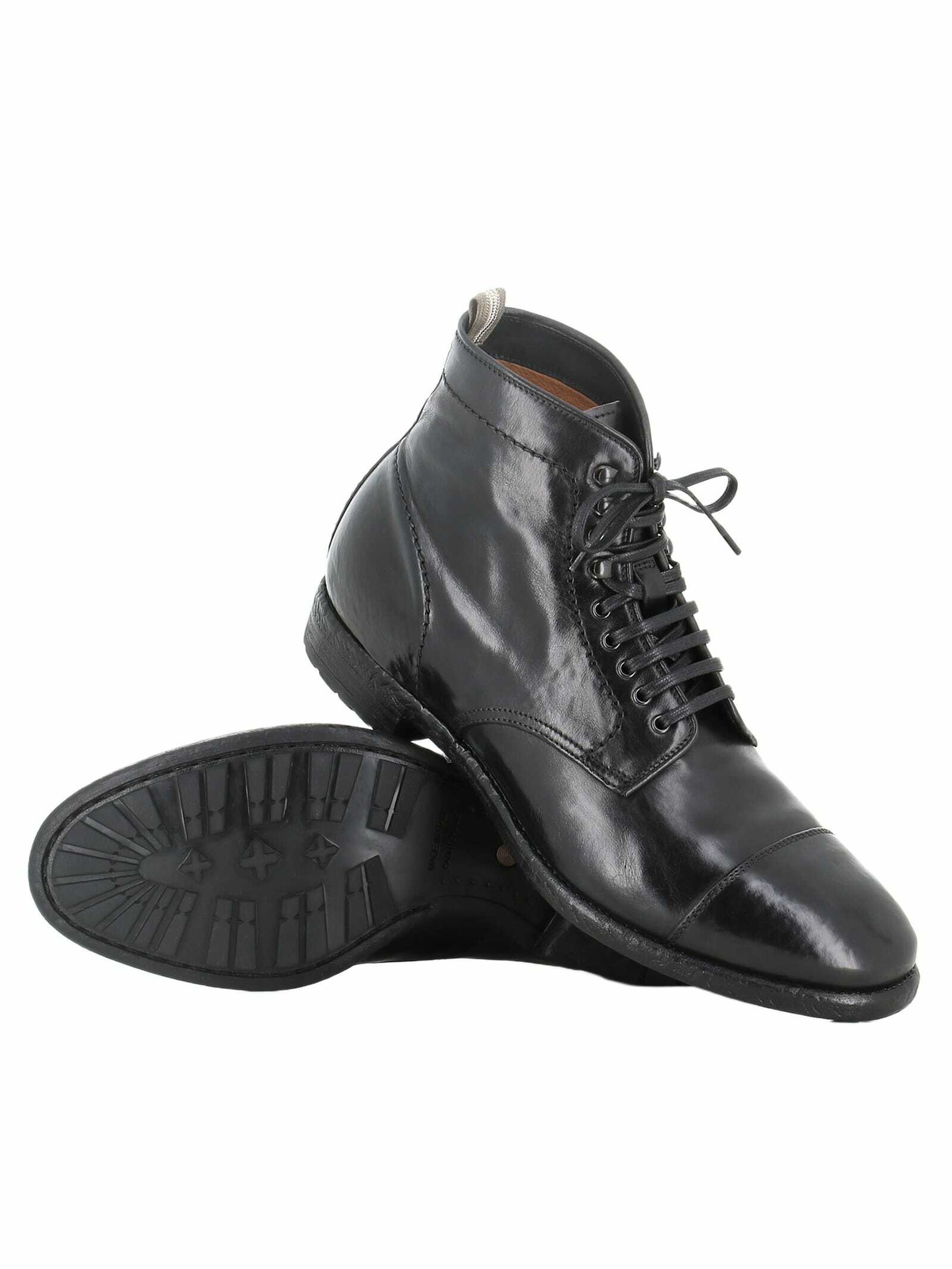 靴 Officine Creative Prince 016 Nero 39 Officine Creative Lace-up Boots Prince/611 Officine Creative