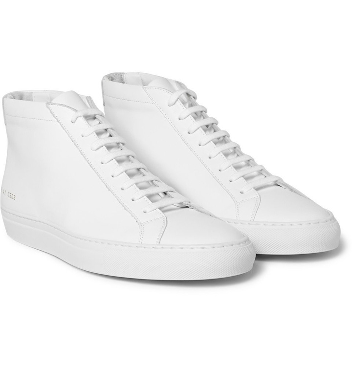 Photo: Common Projects - Original Achilles Leather High-Top Sneakers - Men - White