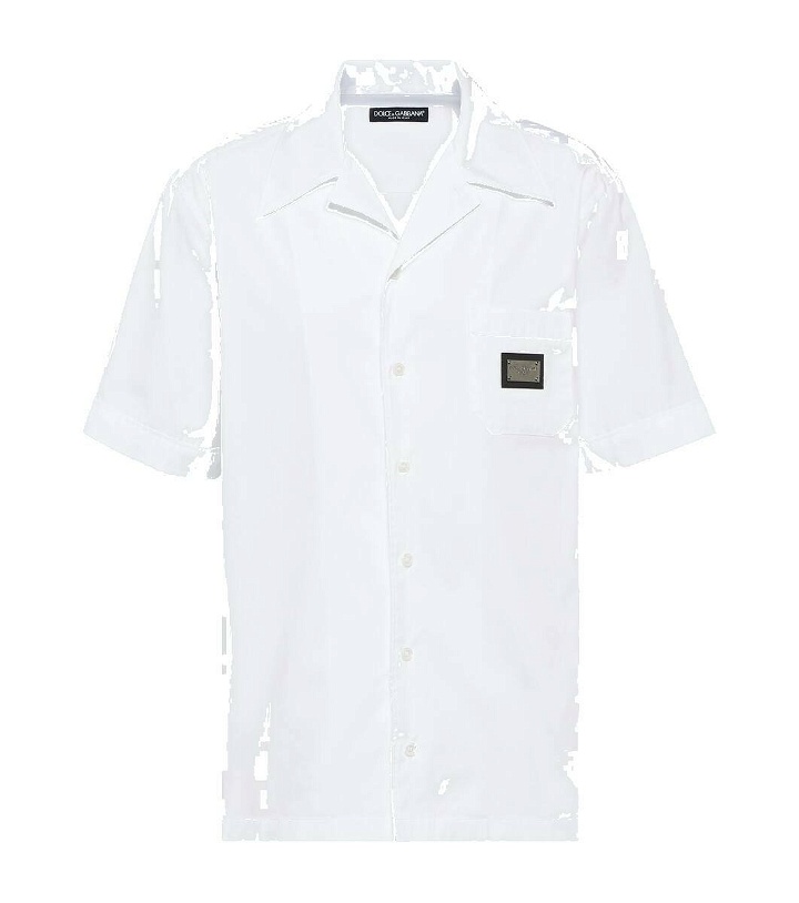 Photo: Dolce&Gabbana Logo cotton shirt