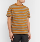Bellerose - Striped Cotton-Jersey T-Shirt - Yellow