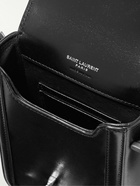 SAINT LAURENT - Solferino Mini Logo-Embellished Leather Messenger Bag