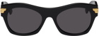 Bottega Veneta Off-White Intrecciato Sunglasses