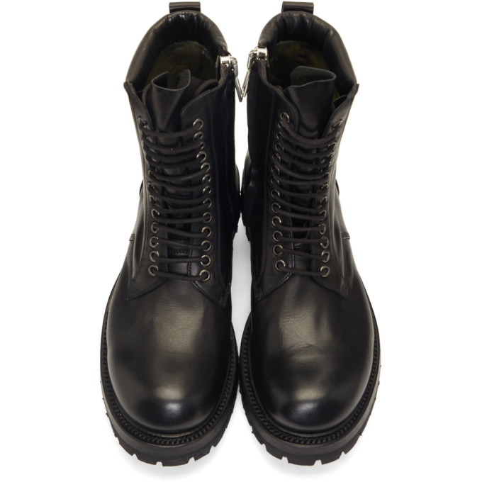 Rick Owens Black Low Army Boots Rick Owens