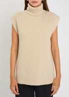 Joseph Cashmere-blend Vest Cream