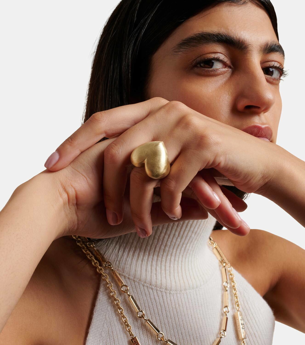 Lauren Rubinski Paulette 14kt yellow gold ring