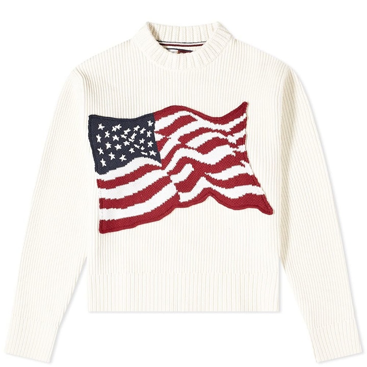 Photo: Tommy Jeans Flag Knitted Crew Sweat