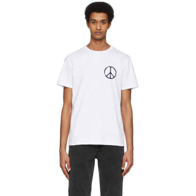 Photo: A.P.C. White RTH Edition Peace T-Shirt