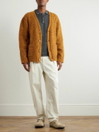 Inis Meáin - Knitted Linen Polo Shirt - Gray