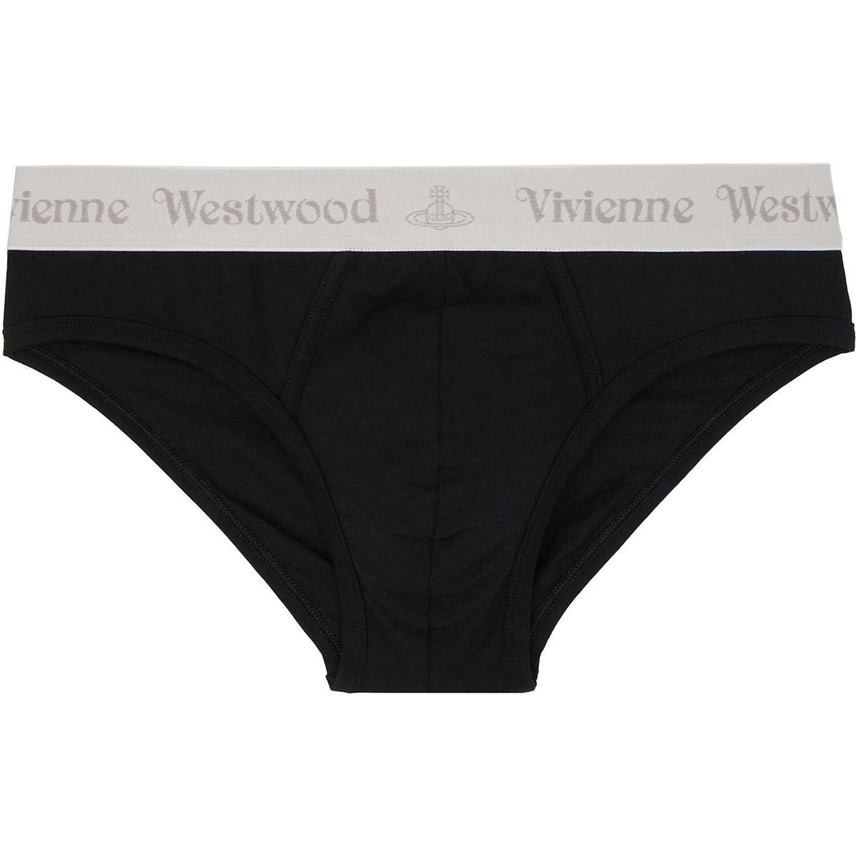 Vivienne Westwood Two-Pack Black Slip Band Briefs