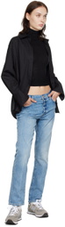 FRAME Black Button Up Shirt