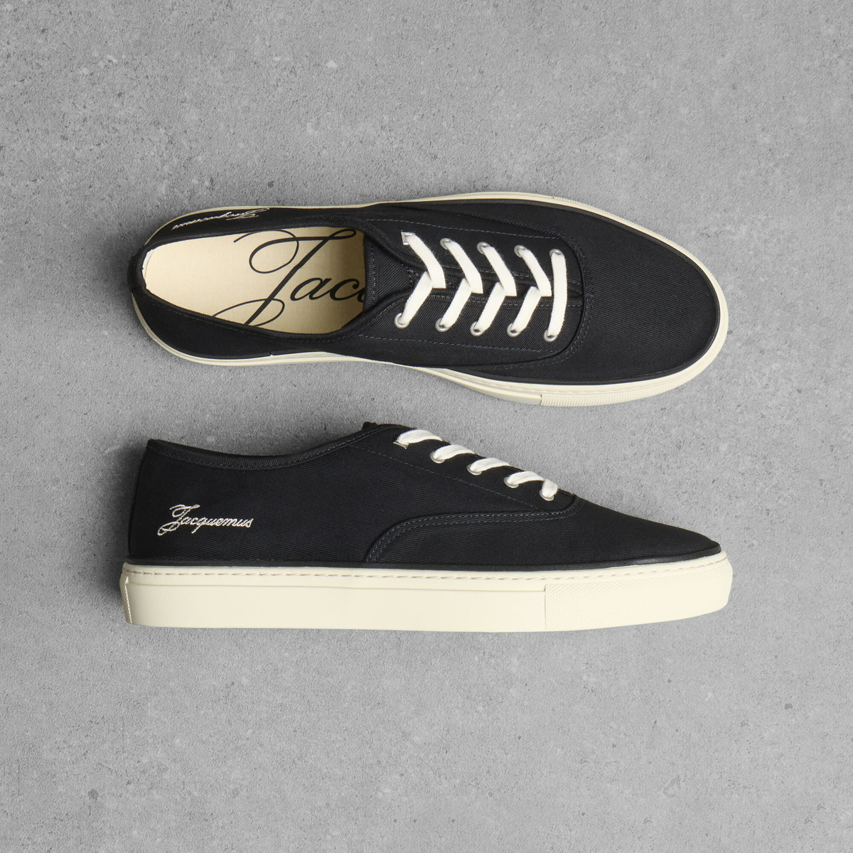 Jacquemus Men's Fefe Sneaker in Black