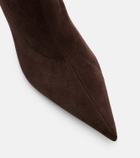 Christen Helix 75 suede ankle boots