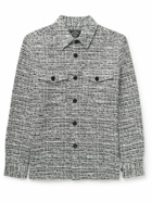 Portuguese Flannel - Moscatel Cotton-Blend Bouclé Shirt Jacket - Gray