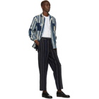 Bode Blue Striped African Trousers